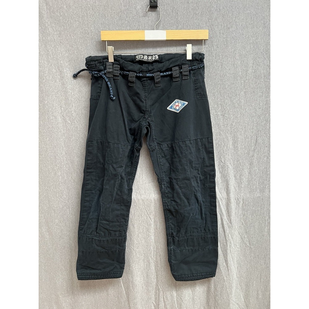 Moya Brand TP 025 BJJ Gi Pants Black 100% Cotton Brazilian Jiu-Jitsu Uniform